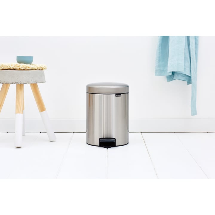 Kosz na śmieci New Icon 5 l, matowa stal odporna na odciski Brabantia