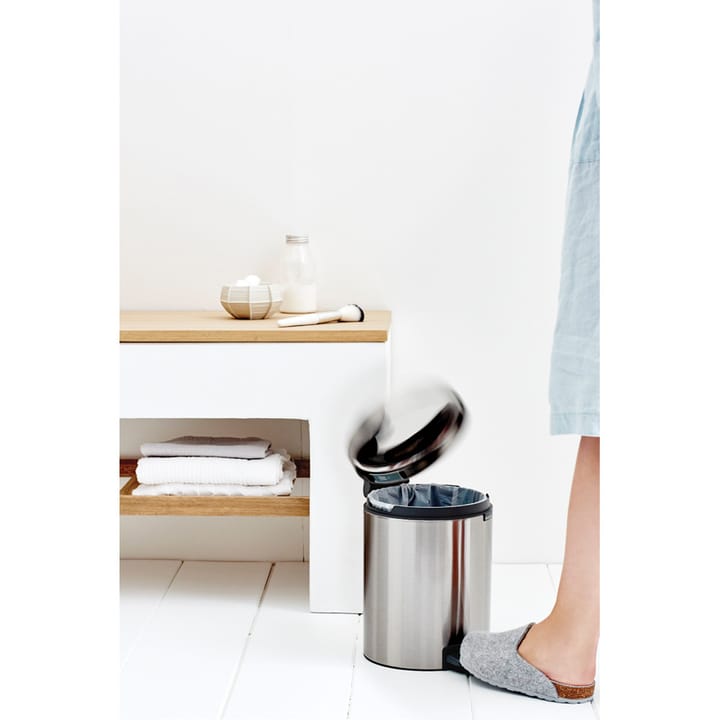 Kosz na śmieci New Icon 5 l, matowa stal odporna na odciski Brabantia
