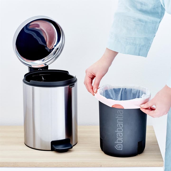 Kosz na śmieci New Icon 5 l, matowy - stal Brabantia