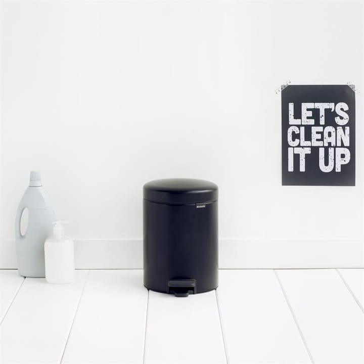 Kosz na śmieci New Icon 5 l, matt black (czarny) Brabantia