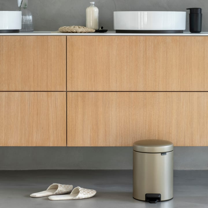 Kosz na śmieci New Icon 5 l, Metallic Gold Brabantia