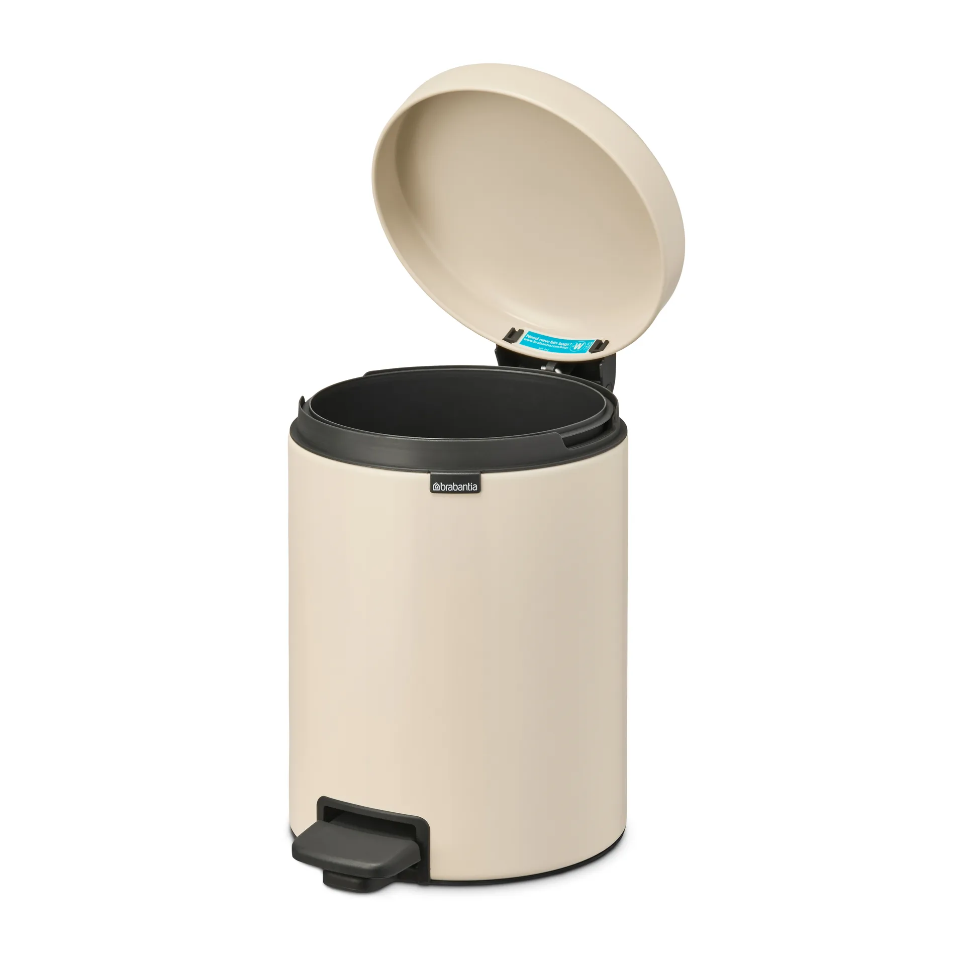 Kosz na śmieci New Icon 5 l, Soft beige Brabantia