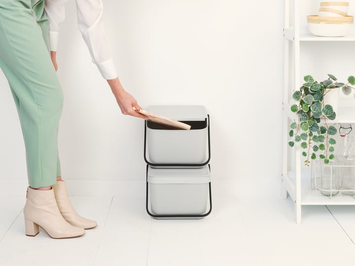 Kosz na śmieci Sort & Go 20 L, Jasnoszary Brabantia