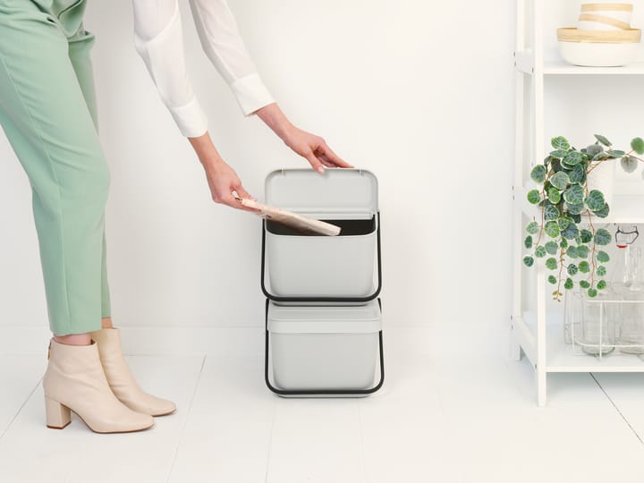 Kosz na śmieci Sort & Go 20 L, Jasnoszary Brabantia