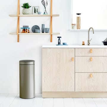 Kosz na śmieci Touch Bin 30 L - platinum (szary) - Brabantia
