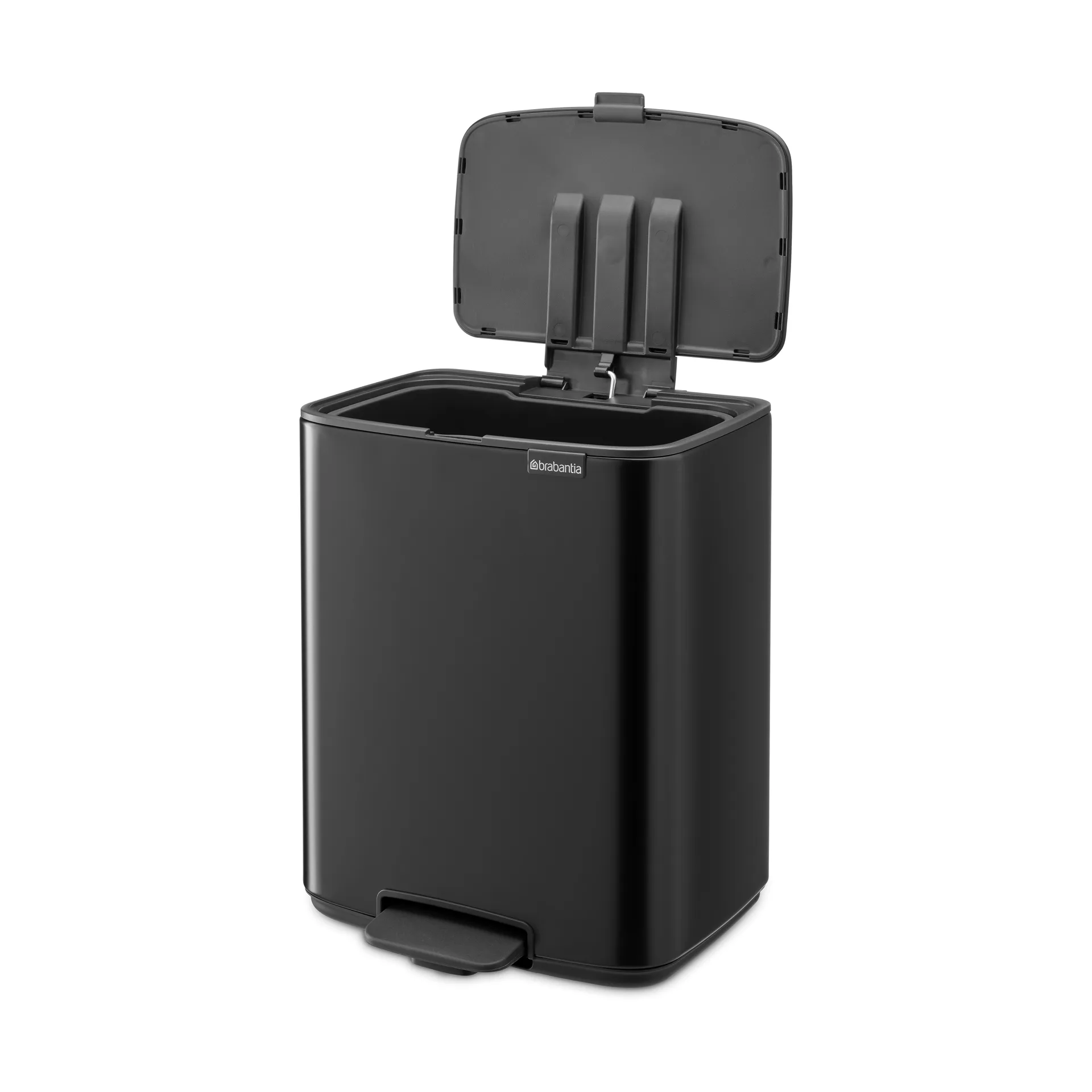 Kosz pedałowy  Bo 12 l, Matt Black Brabantia