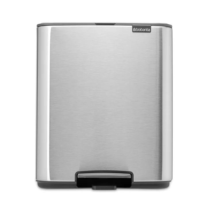 Kosz pedałowy  Bo 12 l - Matt Steel Fingerprint Proof - Brabantia