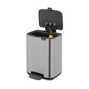 Kosz pedałowy  Bo 4 l - Matt Steel Fingerprint Proof - Brabantia