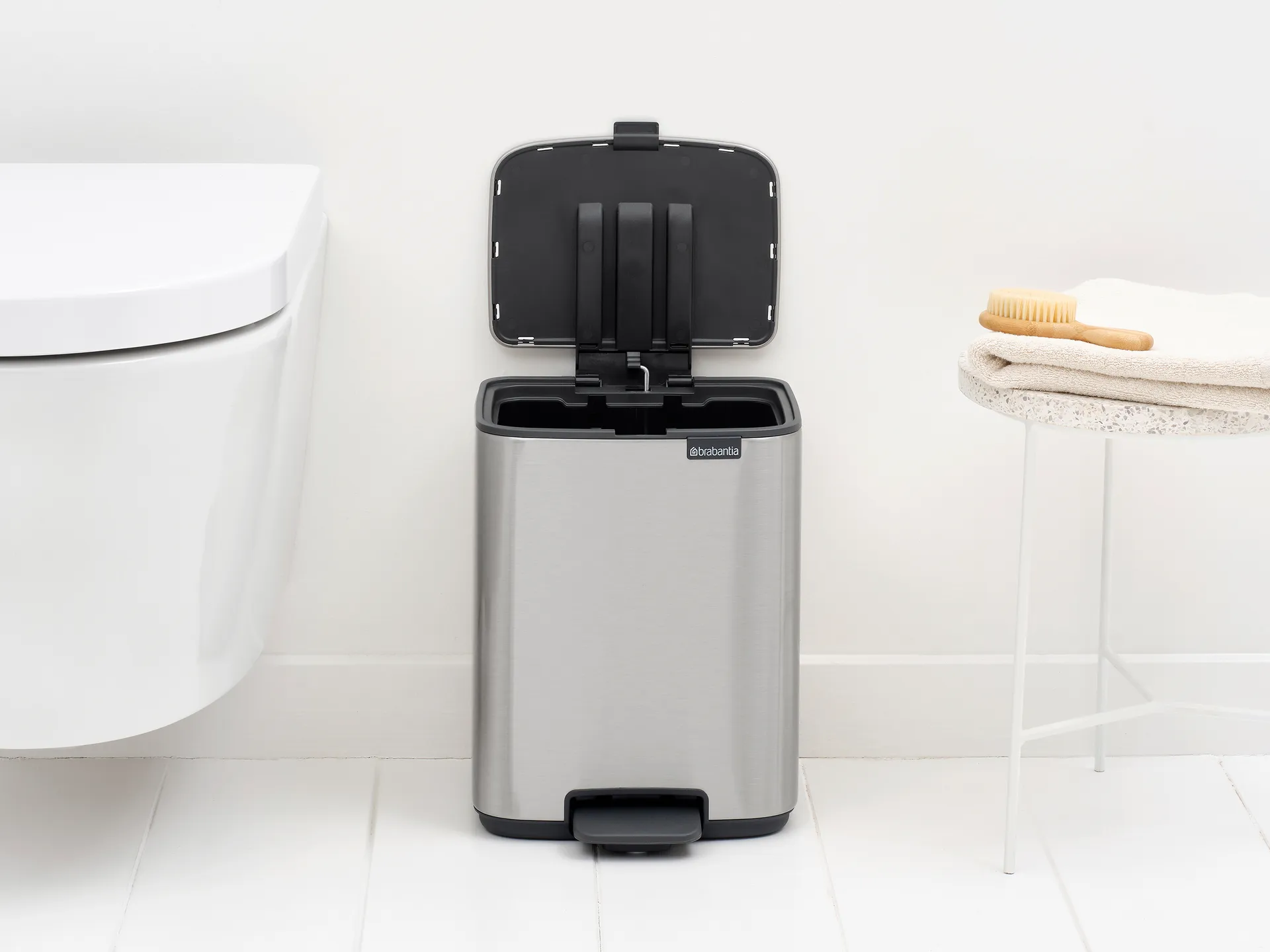 Kosz pedałowy  Bo 7 l, Matt Steel Fingerprint Proof Brabantia