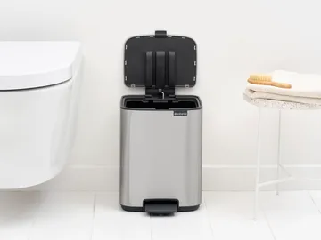 Kosz pedałowy  Bo 7 l - Matt Steel Fingerprint Proof - Brabantia