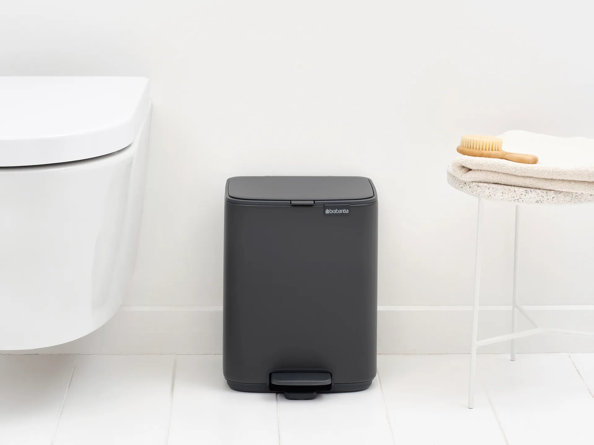 Kosz pedałowy  Bo 7 l, Mineral Infinite Grey Brabantia