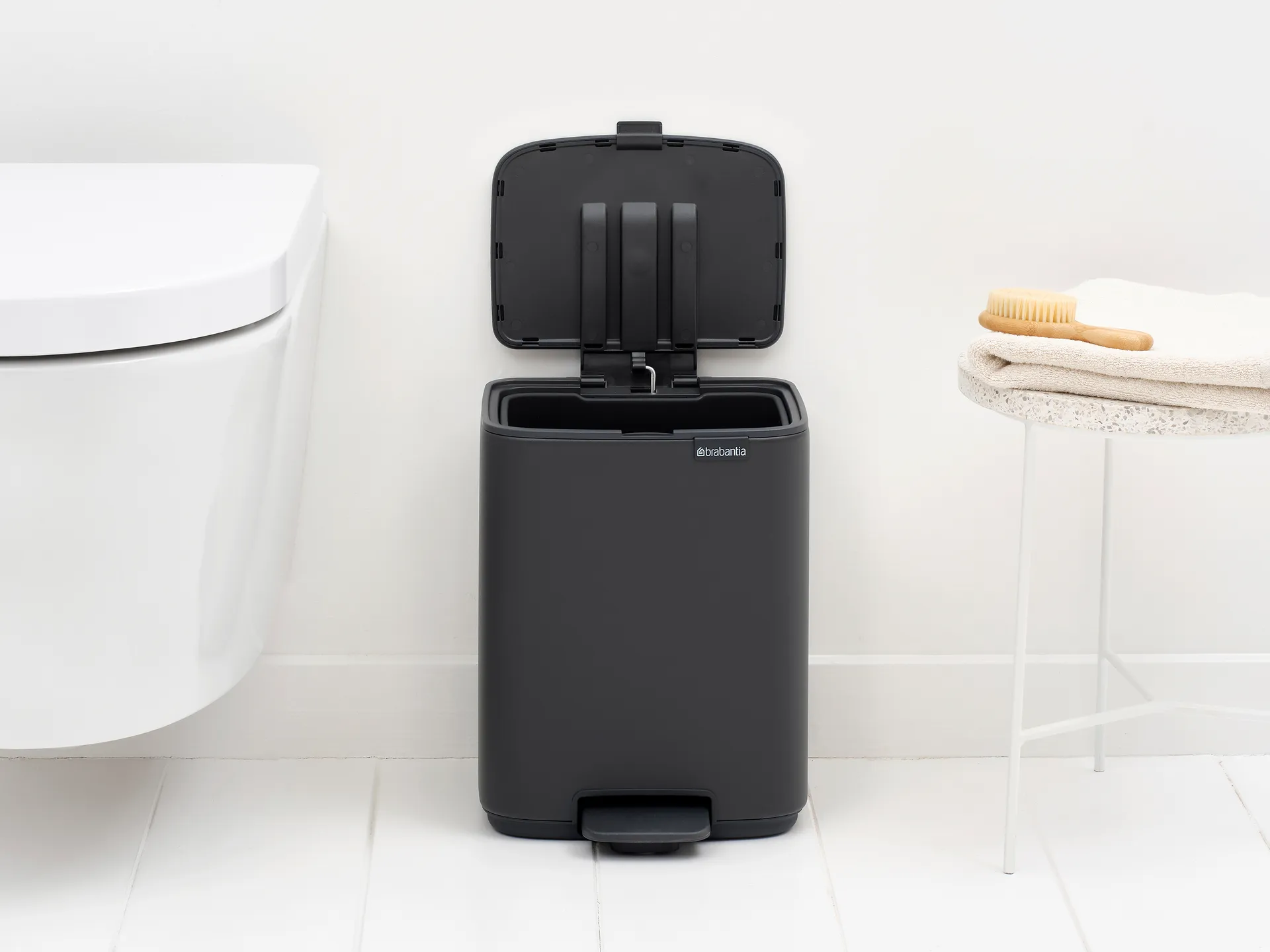 Kosz pedałowy  Bo 7 l, Mineral Infinite Grey Brabantia