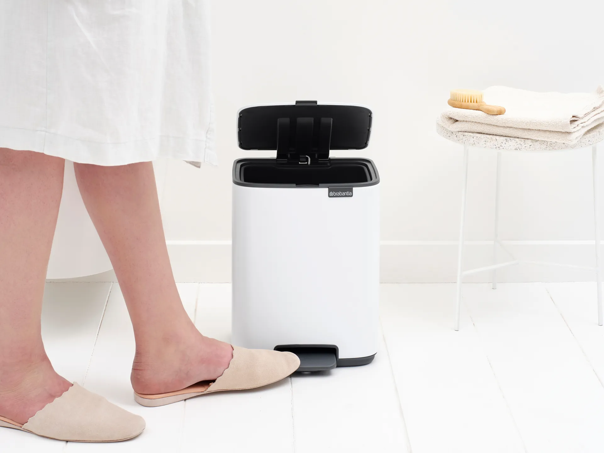 Kosz pedałowy  Bo 7 l, White Brabantia