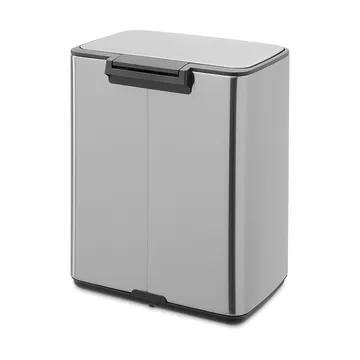 Kosz z pedałem Bo 12 l - Matt Steel Fingerprint Proof - Brabantia