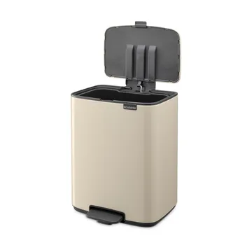 Kosz z pedałem Bo 12 l - Soft Beige - Brabantia