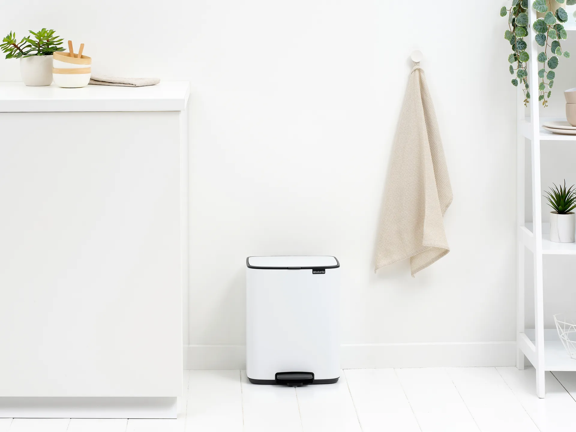 Kosz z pedałem Bo 12 l, White Brabantia