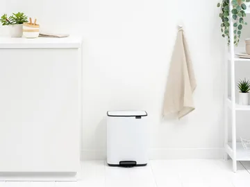 Kosz z pedałem Bo 12 l - White - Brabantia