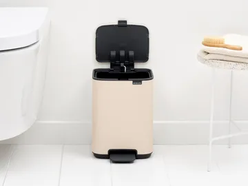 Kosz z pedałem Bo 4 l - Soft Beige - Brabantia