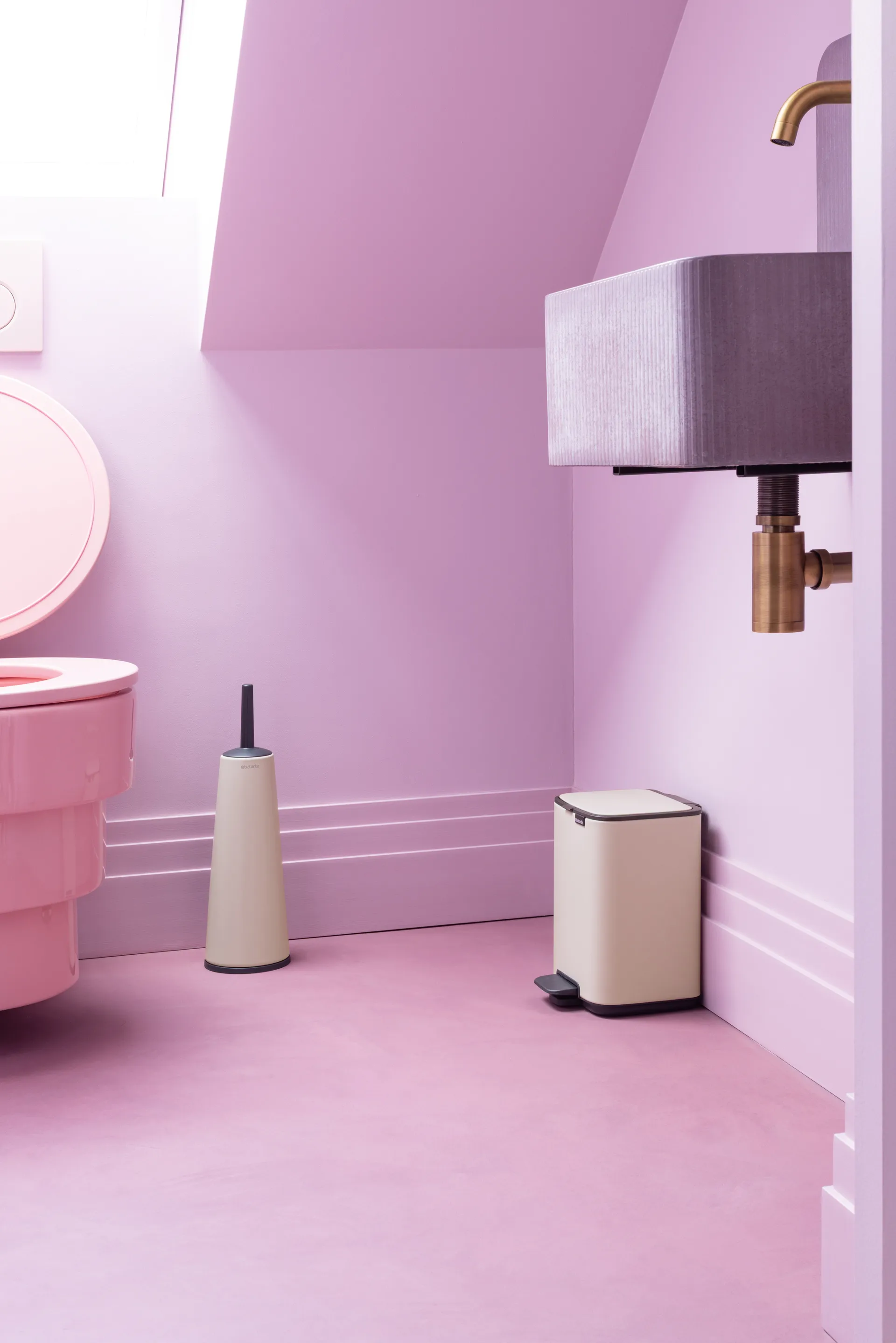 Kosz z pedałem Bo 4 l, Soft Beige Brabantia