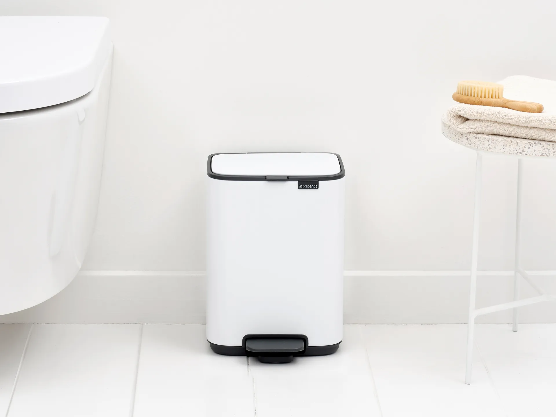Kosz z pedałem Bo 4 l, White Brabantia