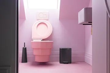 Kosz z pedałem Bo 7 l - Matt Black - Brabantia