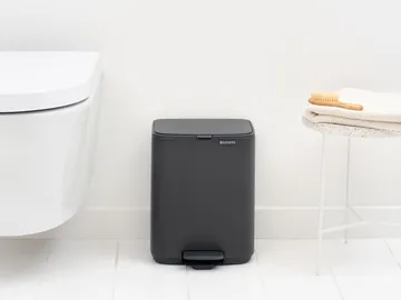 Kosz z pedałem Bo 7 l - Mineral Infinite Grey - Brabantia