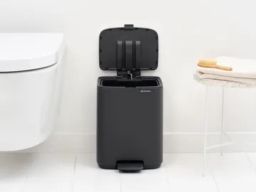 Kosz z pedałem Bo 7 l - Mineral Infinite Grey - Brabantia