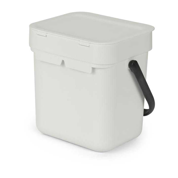 Kubełek na odpady Sort & Go 3 L, Jasnoszary Brabantia