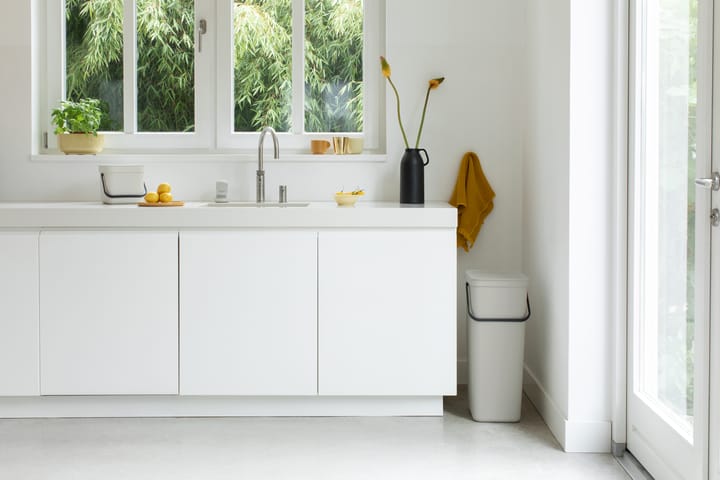 Kubełek na odpady Sort & Go 3 L, Jasnoszary Brabantia
