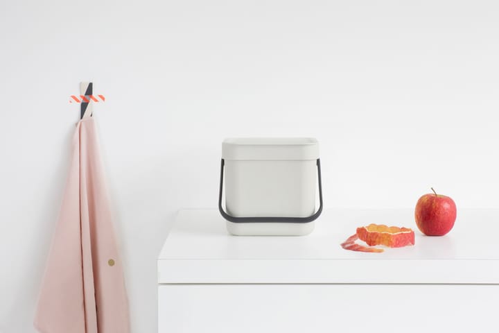 Kubełek na odpady Sort & Go 3 L, Jasnoszary Brabantia