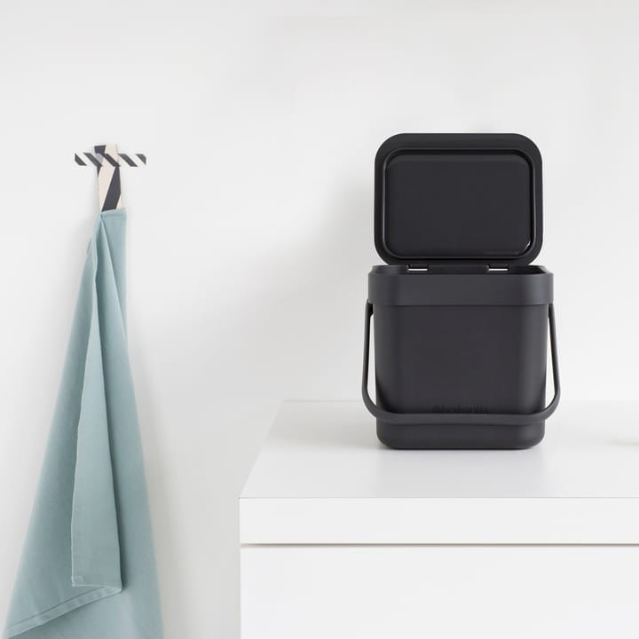 Kubełek na odpady Sort & Go 3 L, Szary Brabantia