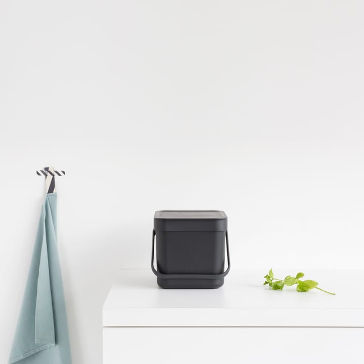 Kubełek na odpady Sort & Go 6 L, szary Brabantia