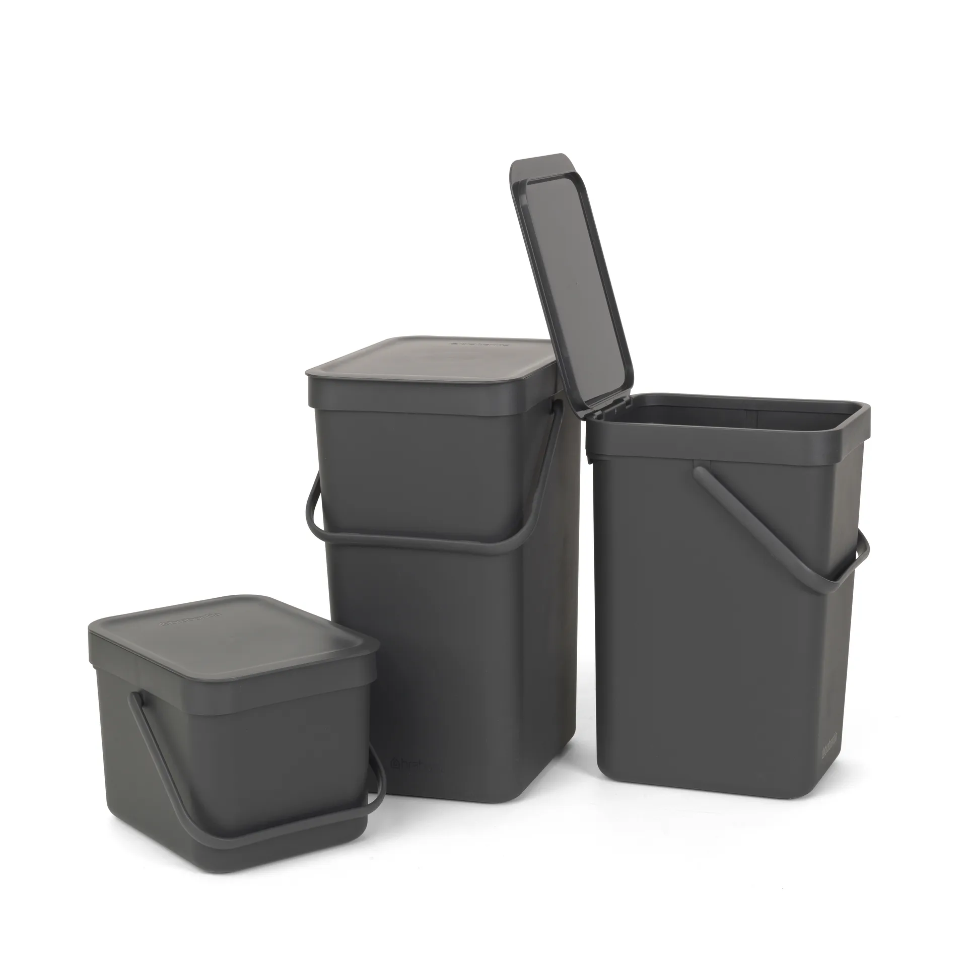 Kubełek na odpady Sort & Go 6 L, szary Brabantia