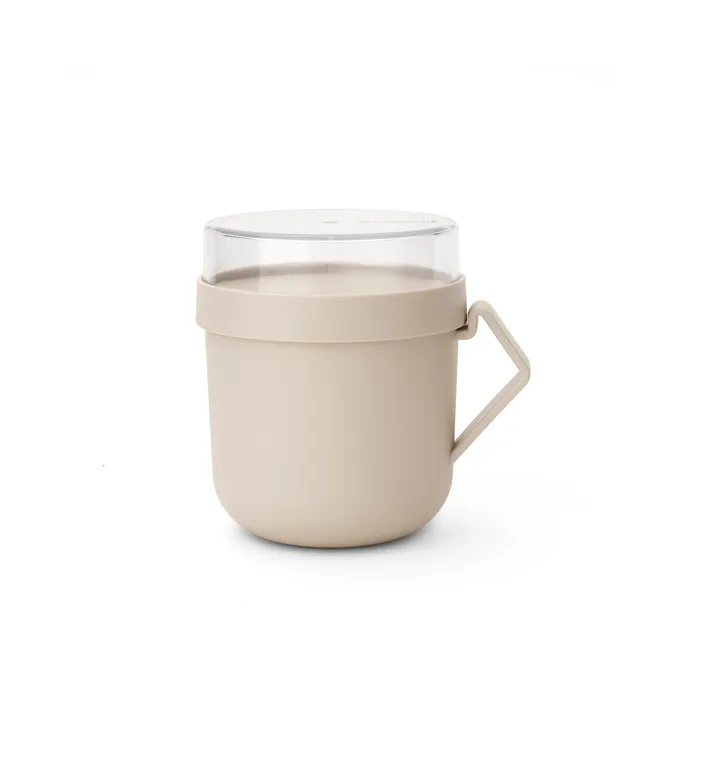 Kubek na zupę Make & Take 0,6 L - Soft Beige - Brabantia