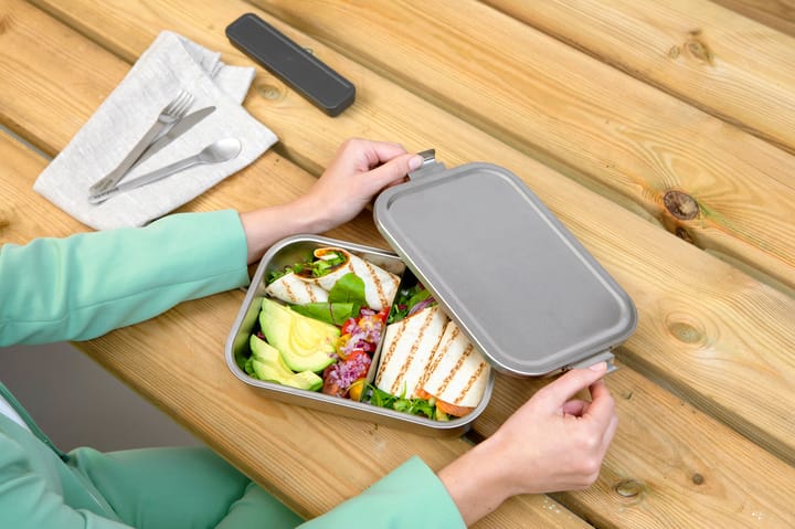Make & Take bento pojemnik na lunch ze stali duży, Matowa stal nierdzewna Brabantia