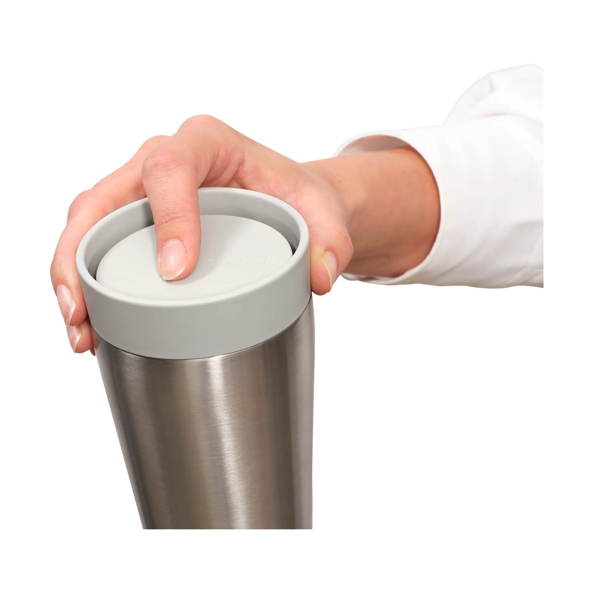 Make & Take kubek termiczny 200 ml, Jasnoszary Brabantia