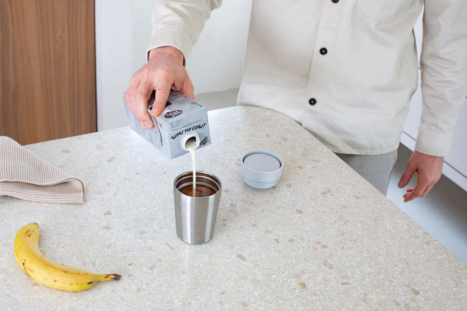 Make & Take kubek termiczny 200 ml, Jasnoszary Brabantia