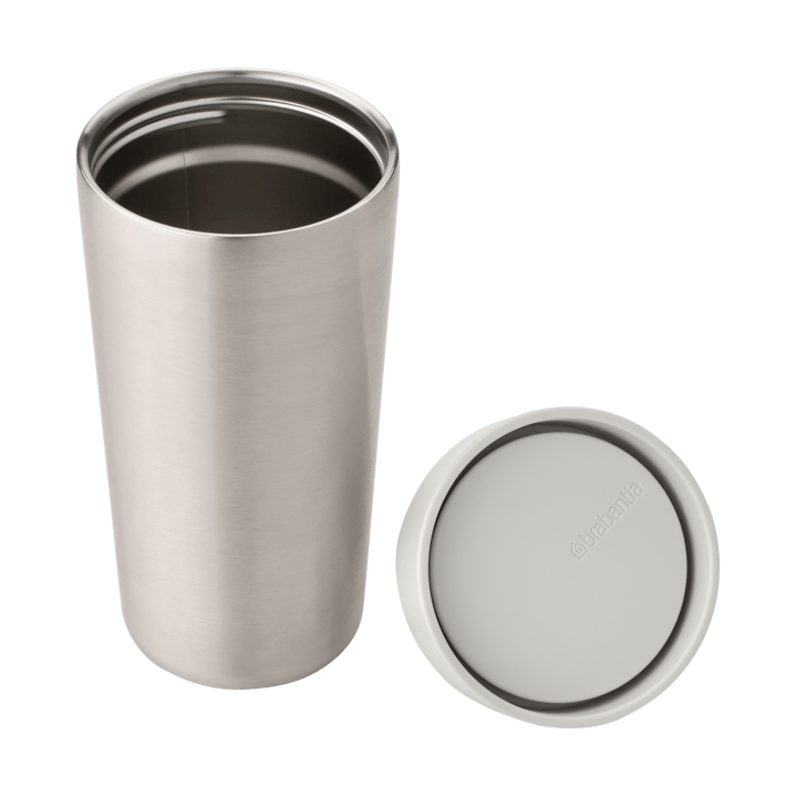 Make & Take kubek termiczny 360 ml, Jasnoszary Brabantia