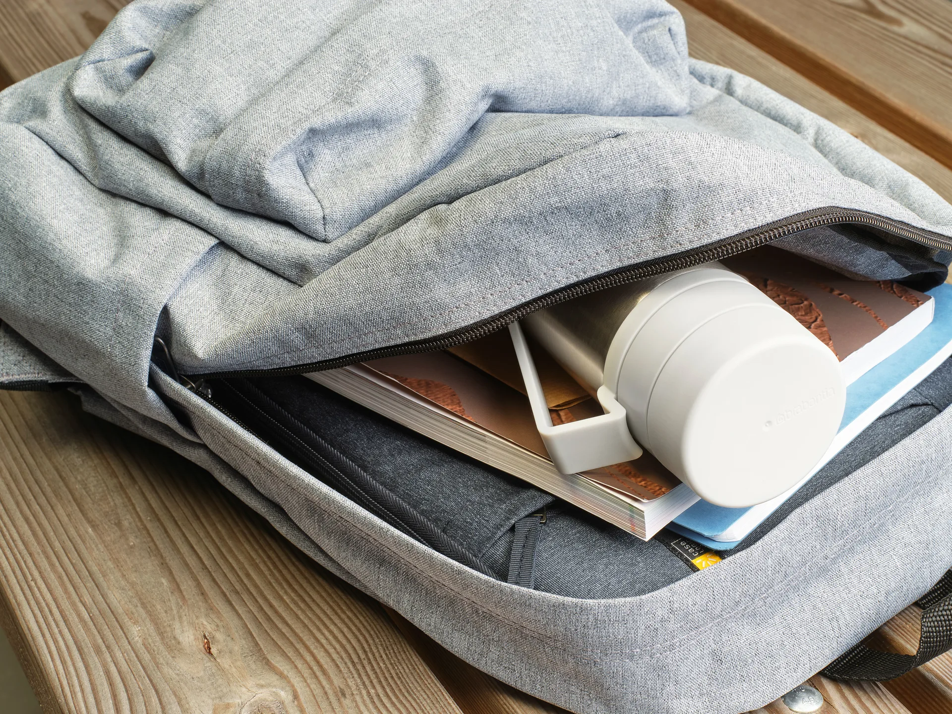 Make & Take termos 0,5 L, Jasnoszary Brabantia