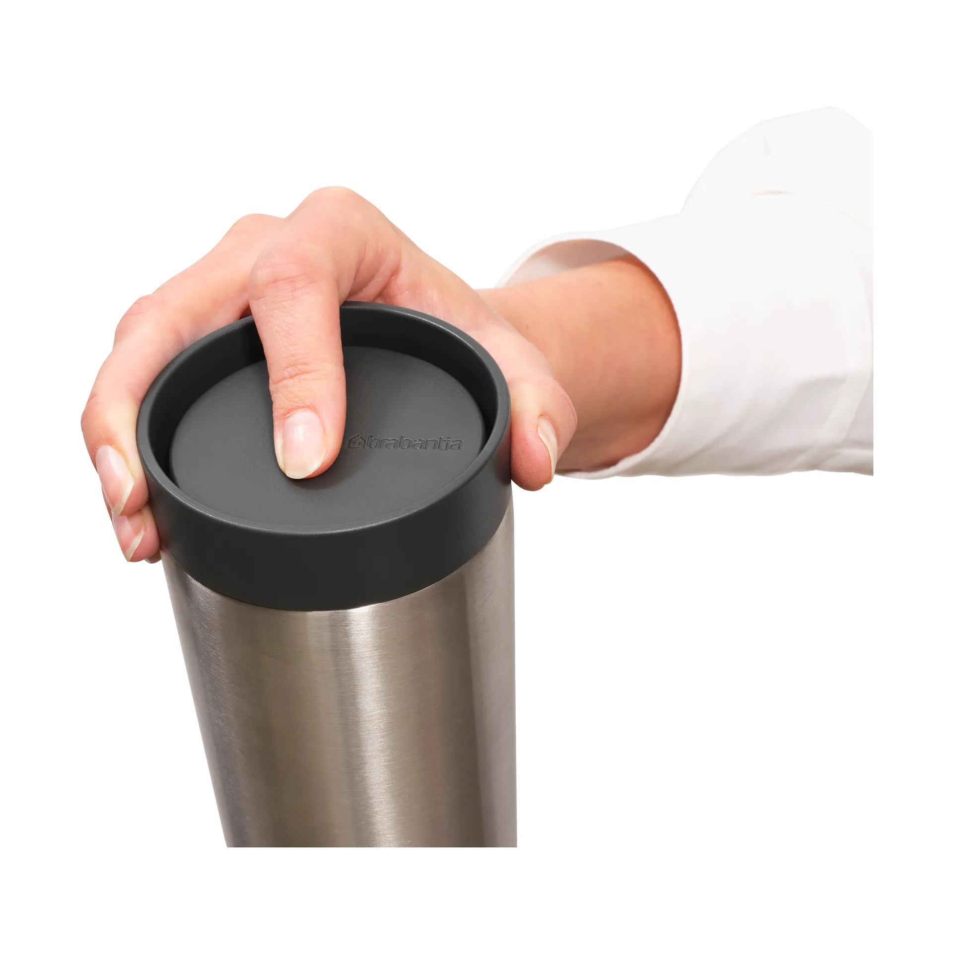 Make & Take termos 360 ml, Ciemno szary Brabantia