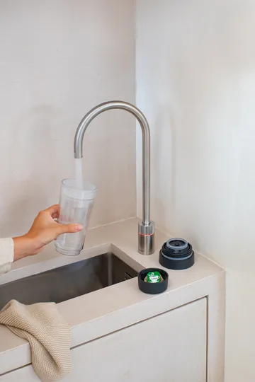 Make & Take termos kubek do herbaty 360 ml - Ciemno szary - Brabantia