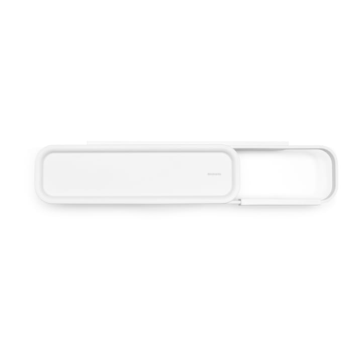 MindSet Uchwyt na papier toaletowy z półką, Mineral Fresh White Brabantia