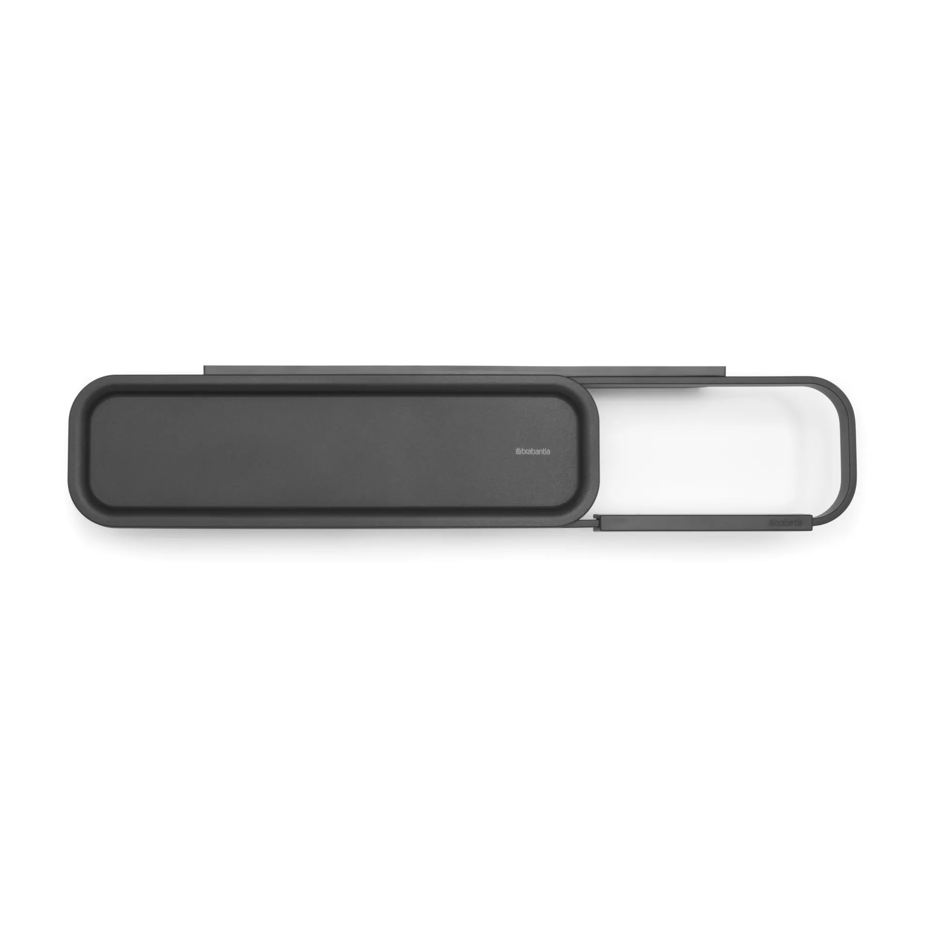 MindSet Uchwyt na papier toaletowy z półką, Mineral Infinite Grey Brabantia