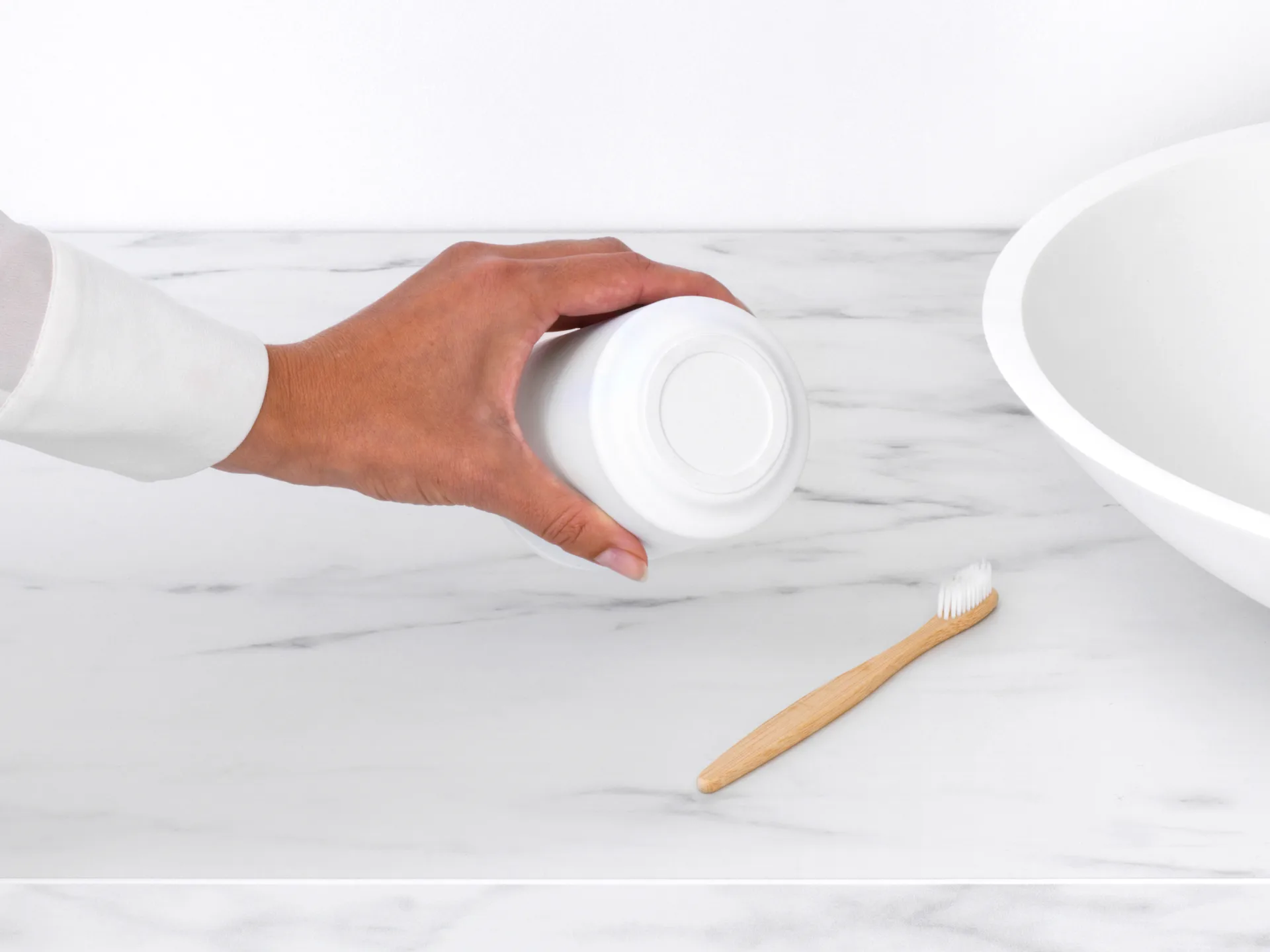 MindSet Uchwyt na szczoteczki do zębów, Mineral Fresh White Brabantia