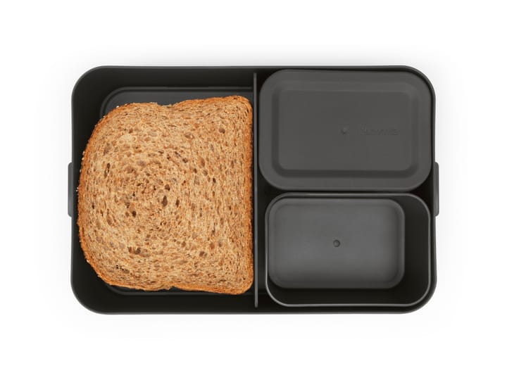 Pojemnik bento na żywność duży, Make & Take 2 L, Ciemnoszary Brabantia