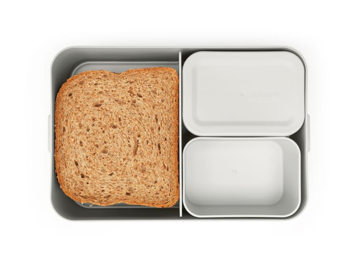 Pojemnik bento na żywność duży, Make & Take 2 L, Jasnoszary Brabantia