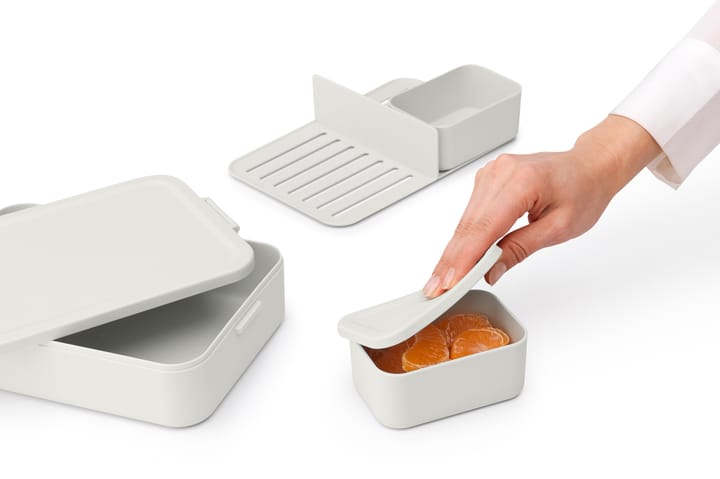 Pojemnik bento na żywność duży, Make & Take 2 L, Jasnoszary Brabantia