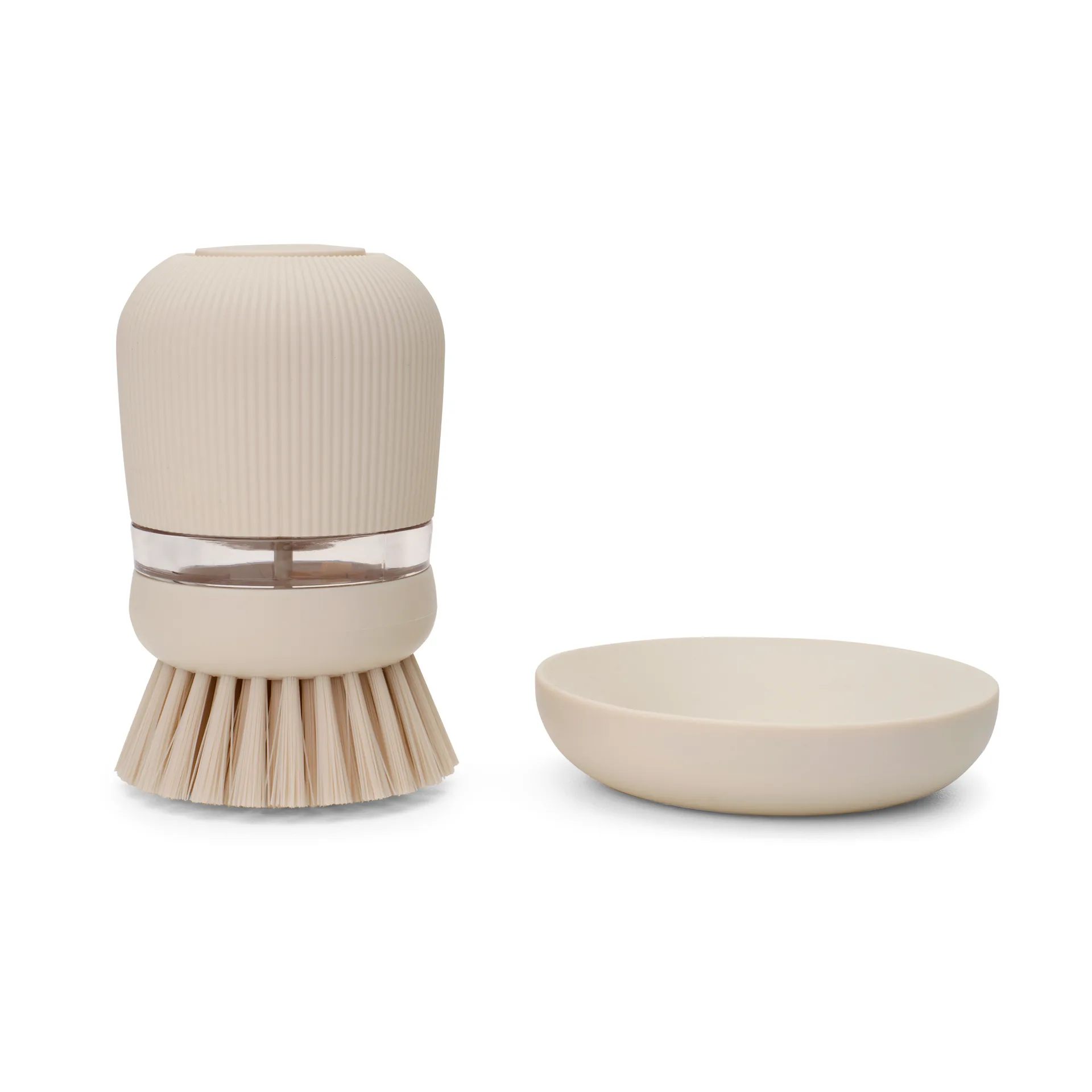 Pojemnik na detergenty Brabantia ze szczotką do naczyń, Soft beige Brabantia
