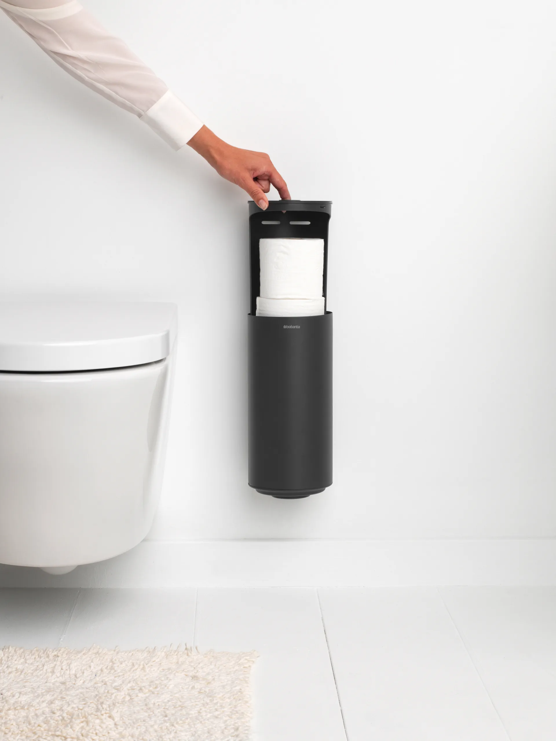Pojemnik na papier toaletowy MindSet, Mineral Infinite Grey Brabantia