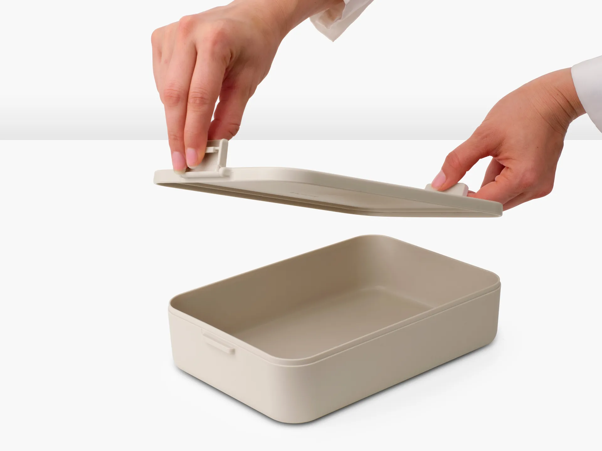 Pojemnik na żywność duży, Make & Take 2 L, Soft Beige Brabantia